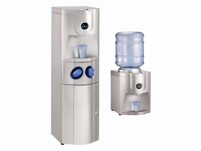 Silver Floorstanding POU & Counter Top Water Machine