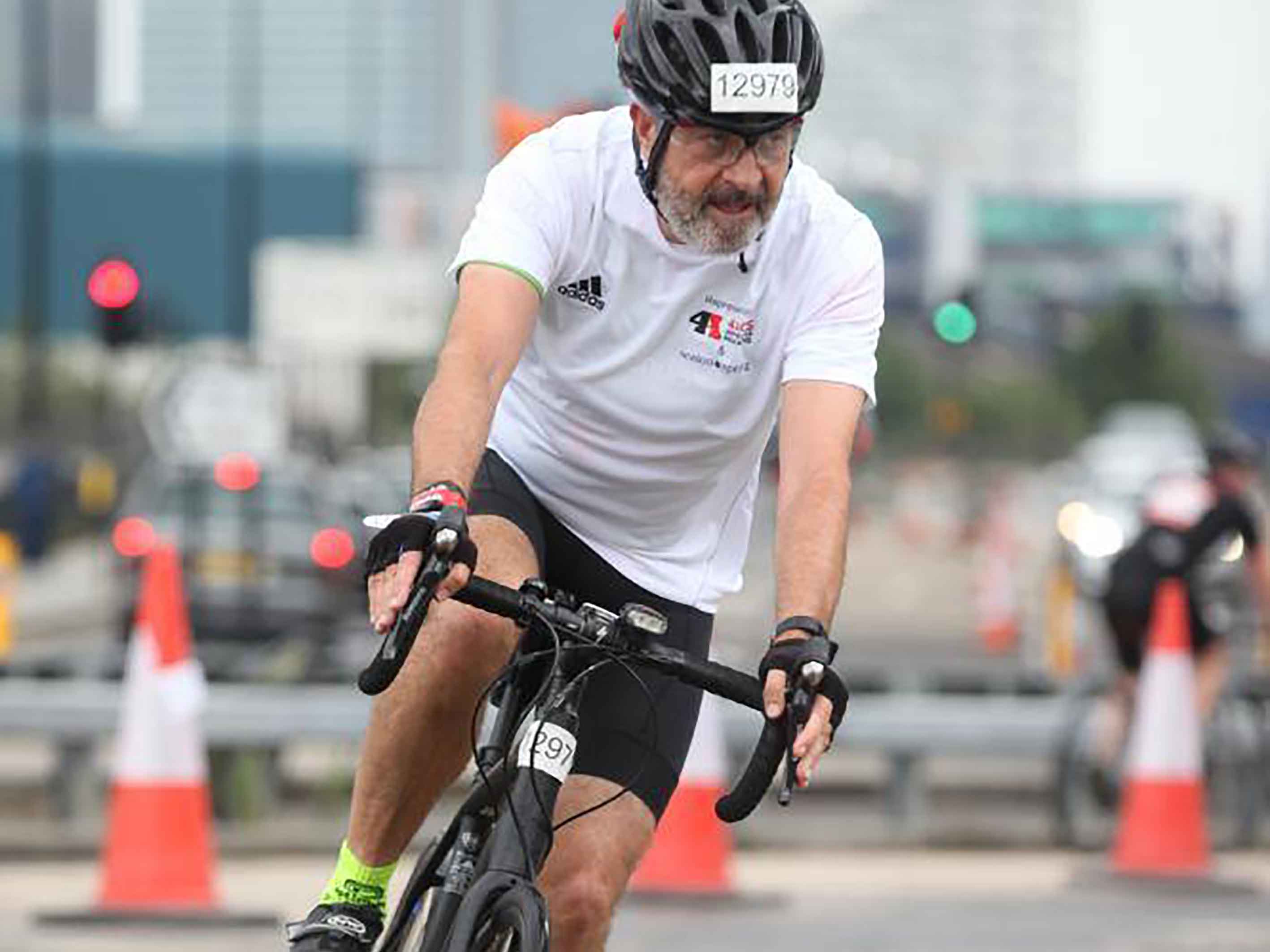 bike leg of london triathlon