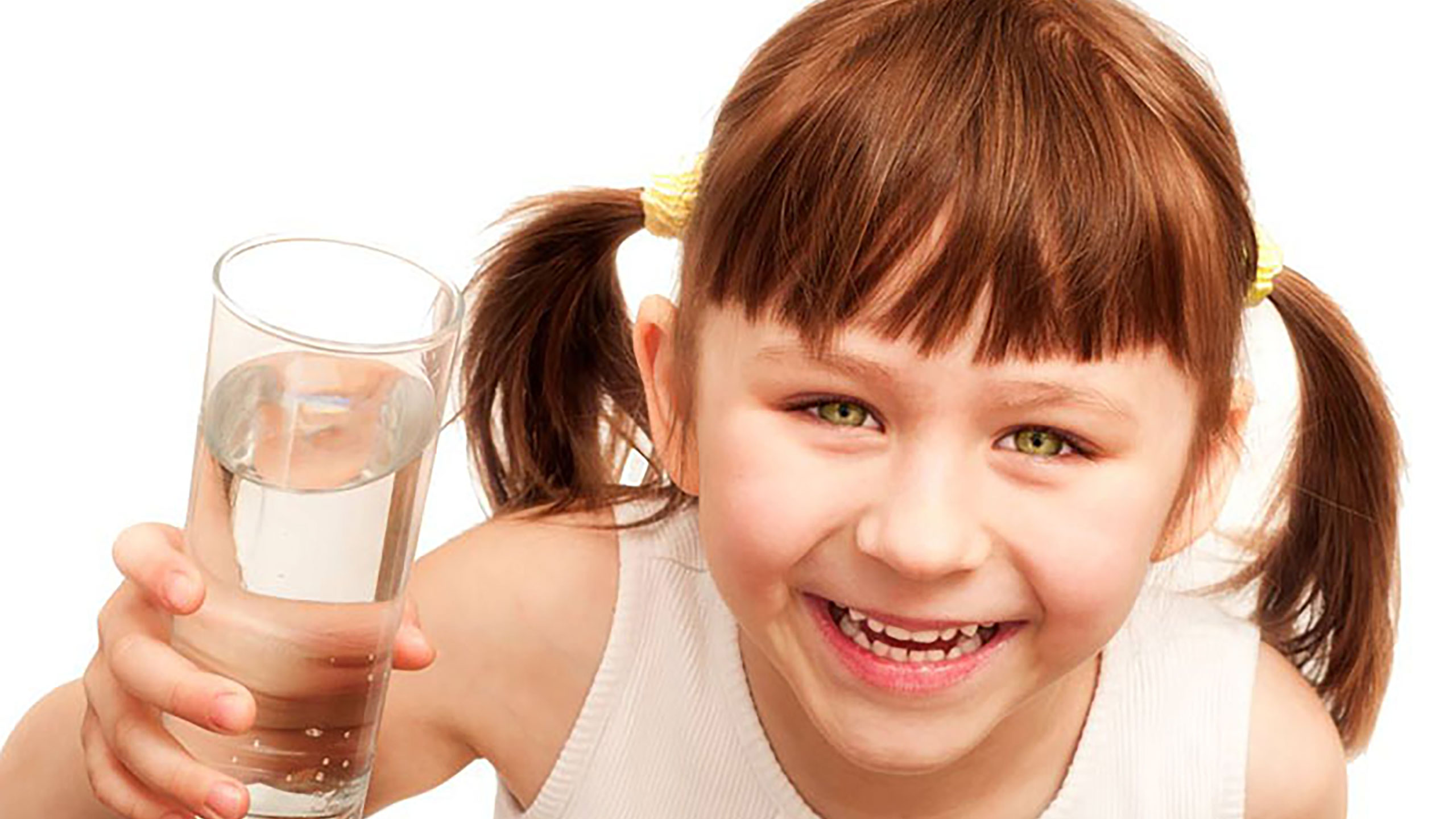 Child drinking water